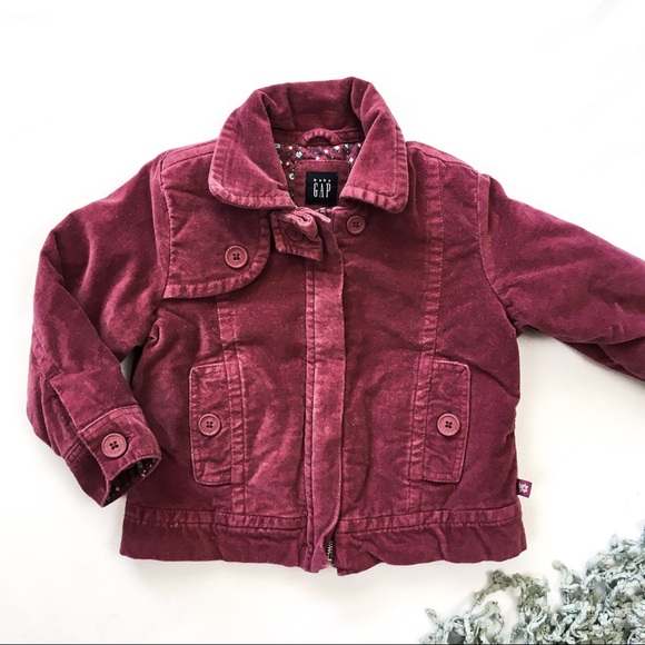 SOLD! 2Y Gap Velvety Mauve Coat - Picture 7 of 7